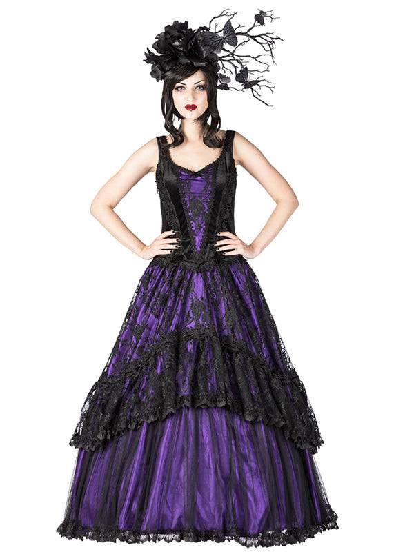 Sinister Temptation Purple Gothic Jurk