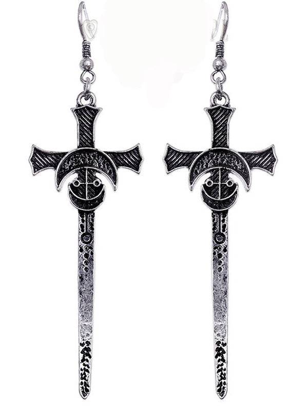 Silver Swords Oorbellen
