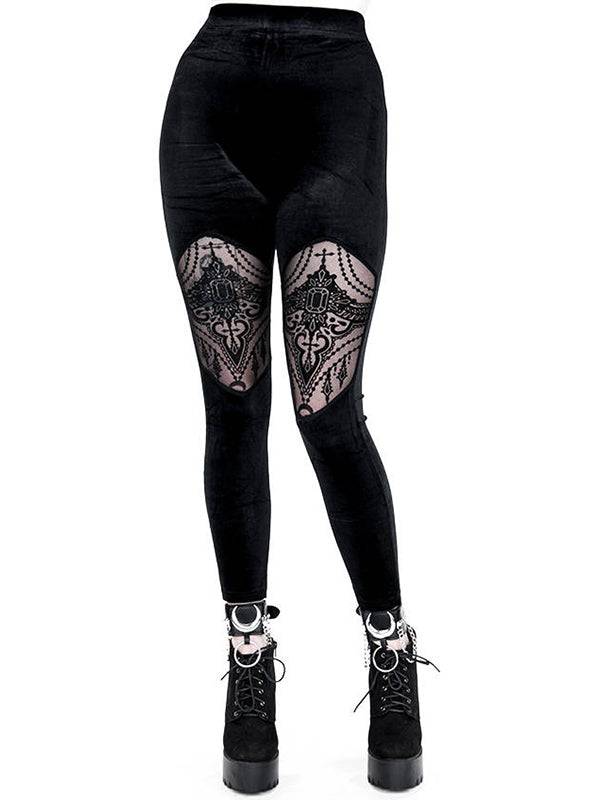 Restyle Beaded Leggings Maat S