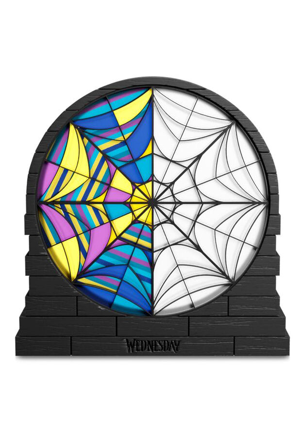 Gothic Wednesday Ophealia Hall Raam Lamp – 16x17cm, LED, USB & Batterij Voeding