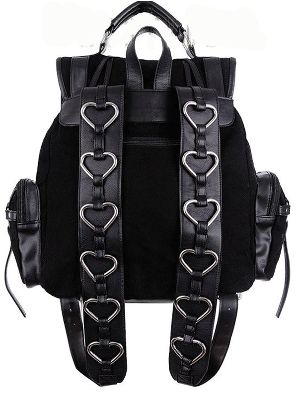 Heavy Heart Rugzak - DivineDarkness- Online shop voor Gothic en Alternatieve Kleding!