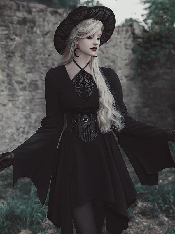 Azael Gothic Jurk - DivineDarkness- Online shop voor Gothic en Alternatieve Kleding!