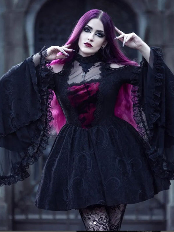 Despair Jurk - DivineDarkness- Online shop voor Gothic en Alternatieve Kleding!