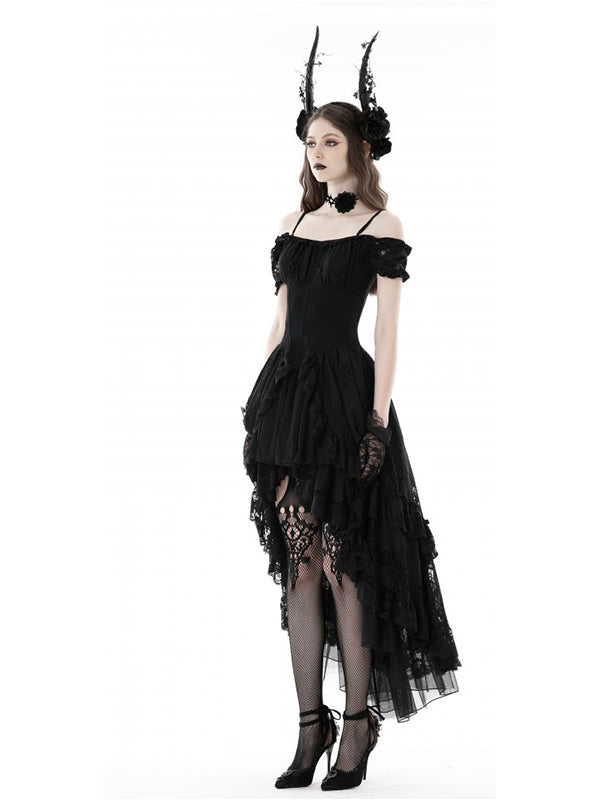 Dark in Love Regency Jurk - DivineDarkness- Online shop voor Gothic en Alternatieve Kleding!