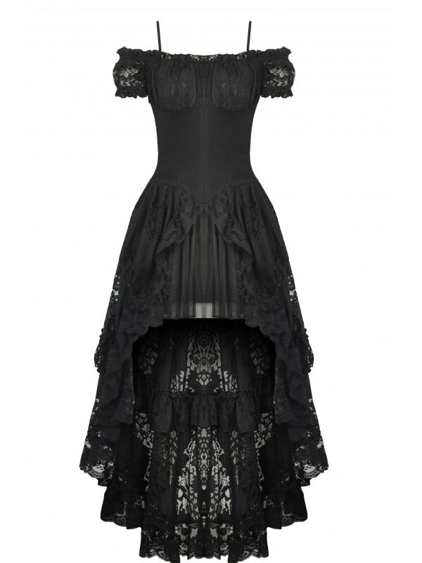 Dark in Love Regency Jurk - DivineDarkness- Online shop voor Gothic en Alternatieve Kleding!