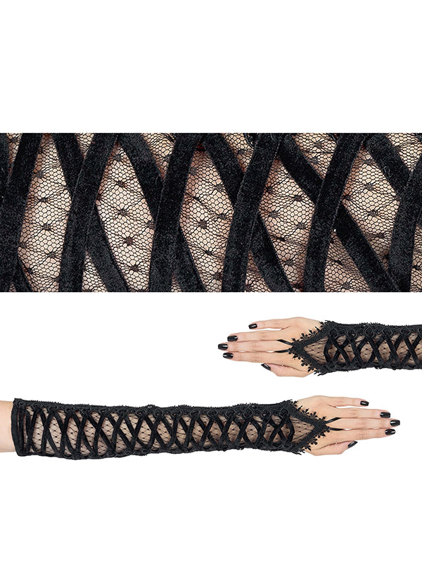 Handschoenen Fearless - DivineDarkness- Online shop voor Gothic en Alternatieve Kleding!