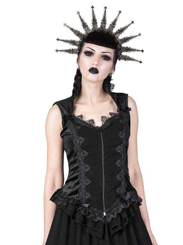 Melinda Top - DivineDarkness- Online shop voor Gothic en Alternatieve Kleding!