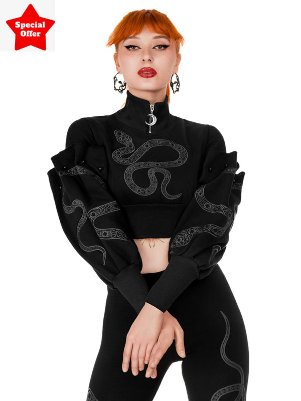 Cathedral Snake Sweatshirt - DivineDarkness- Online shop voor Gothic en Alternatieve Kleding!