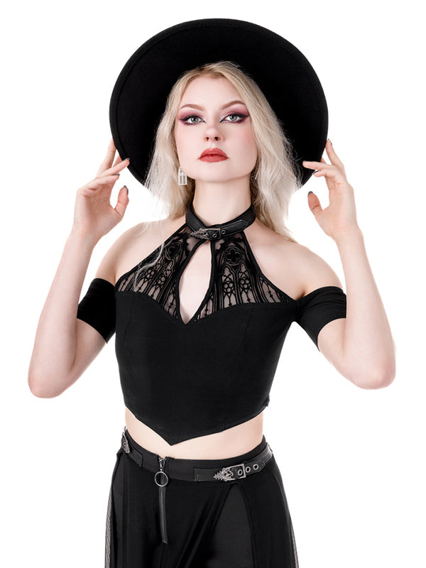 Catacombs Top - DivineDarkness- Online shop voor Gothic en Alternatieve Kleding!