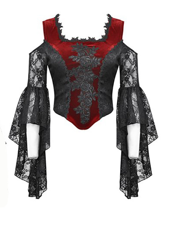 Dramatic Top - DivineDarkness- Online shop voor Gothic en Alternatieve Kleding!