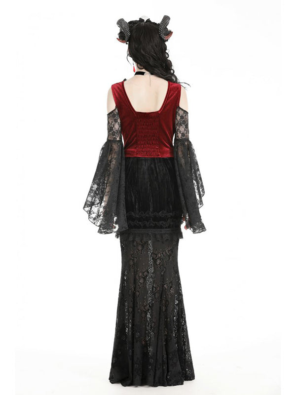 Dramatic Top - DivineDarkness- Online shop voor Gothic en Alternatieve Kleding!