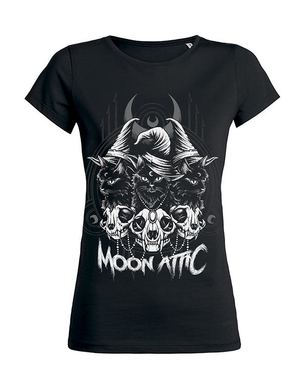 Gothic T-Shirt with Cat