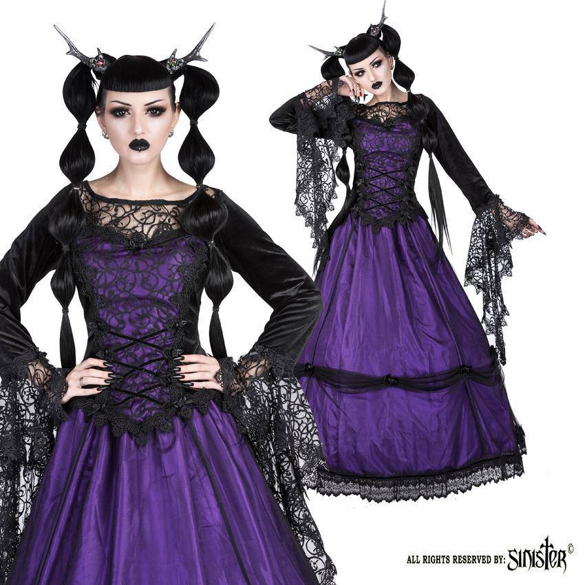 Sinister Purple Top - Divine-Darkness