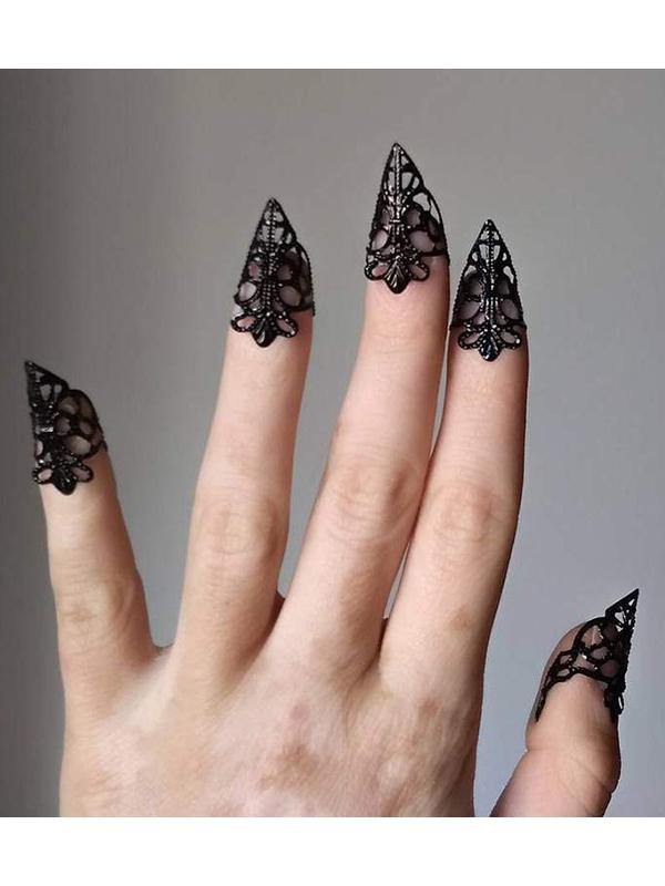 Gothic romantic nagelsieraden