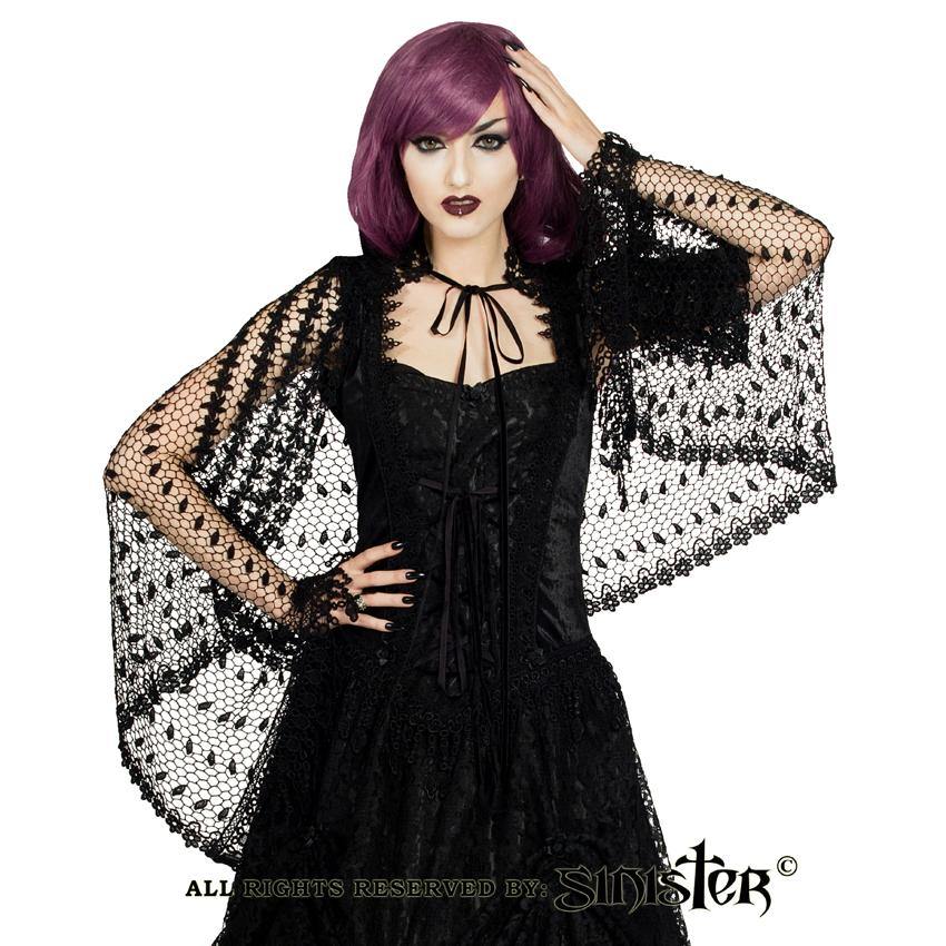 Gothic Crochet Sjaal - Divine-Darkness