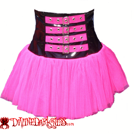 Pink tutu corset rok