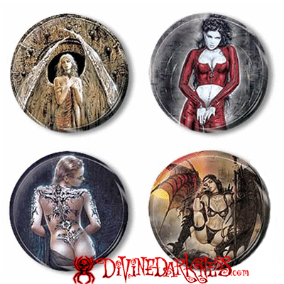 Luis Royo buttons