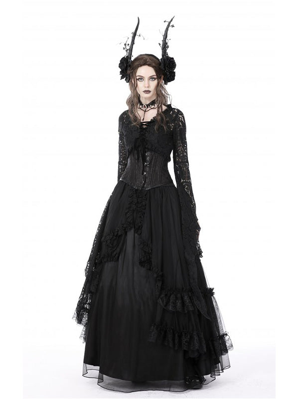 Dark In Love Spell Rok - DivineDarkness- Online shop voor Gothic en Alternatieve Kleding!