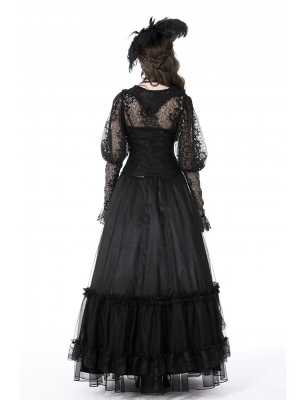 Dark In Love Spell Rok - DivineDarkness- Online shop voor Gothic en Alternatieve Kleding!