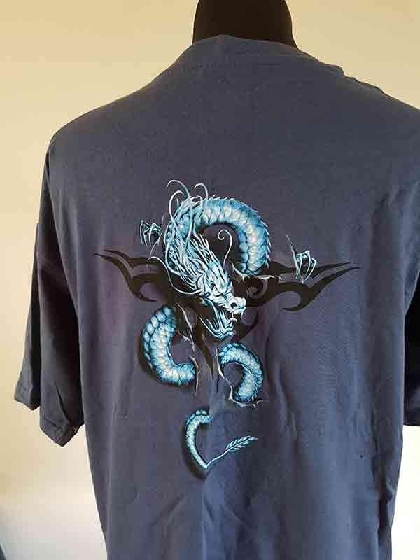 Tribal Dragon T-Shirt XL - Divine-Darkness
